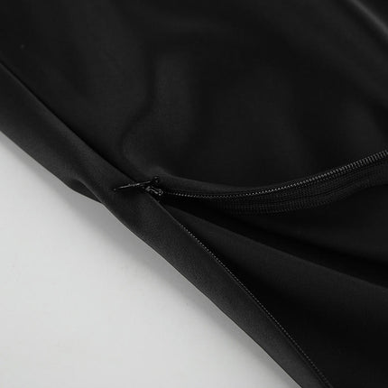 Women's Satin High Waisted Maxi Skirts A Line Elegant Long Skirt
