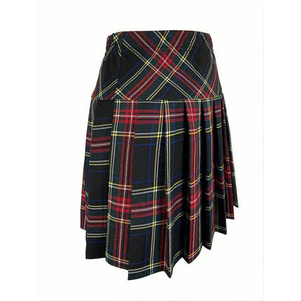 Womens High Waisted Pleated Tennis Skirt School A-Line Skater Skirts