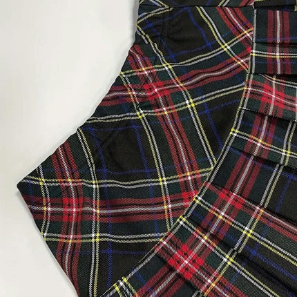 Womens High Waisted Pleated Tennis Skirt School A-Line Skater Skirts
