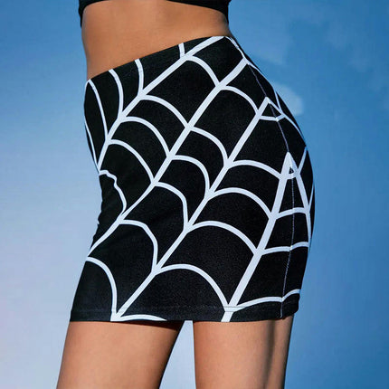Women's Stretch High Waist Short Skirt Bodycon Casual Mini Skirt