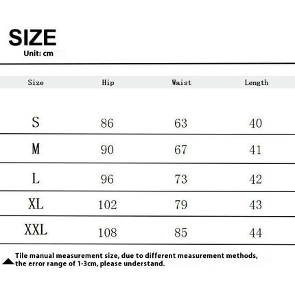 Women's Stretch High Waist Short Skirt Bodycon Casual Mini Skirt