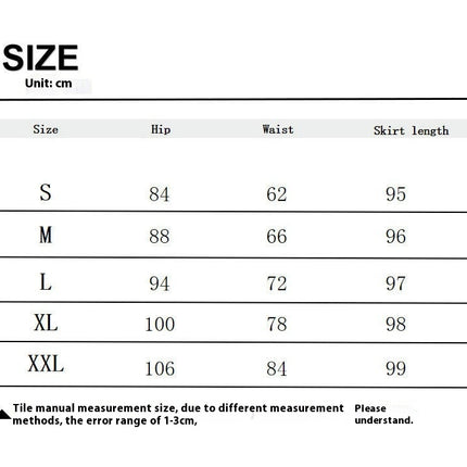 Women's Stretchy High Waist Casual Skirts Flared A Line Swing Long Skirt