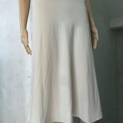 Womens Casual A Line Swing Skirt High Waist Elegant Flared Midi Skirts