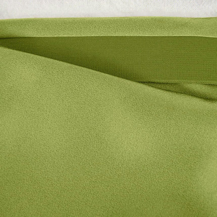 Women's Satin High Waist Hidden Elasticized Waistband Flared Casual A Line Long Skirt