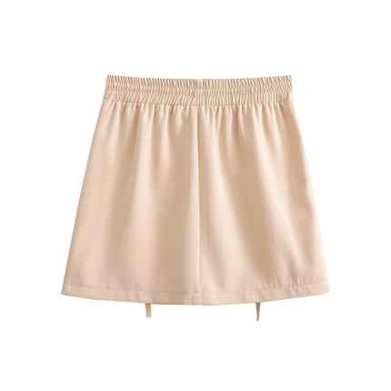 Cargo Skirts for Women High Waisted Casual Mini Skirts with Pockets