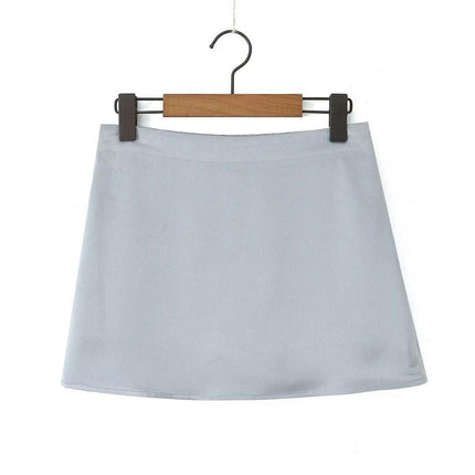 Women's Mini Skirts Casual High Waisted A-Line Summer Short Skirt