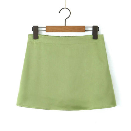 Women's Mini Skirts Casual High Waisted A-Line Summer Short Skirt