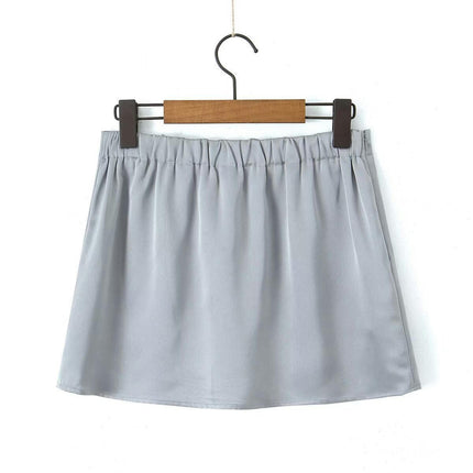 Women's Mini Skirts Casual High Waisted A-Line Summer Short Skirt