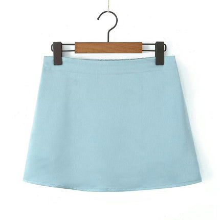 Women's Mini Skirts Casual High Waisted A-Line Summer Short Skirt
