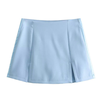 Women's Slit Skirts High Waisted Summer Going Out Bodycon A Line Skirt Shorts