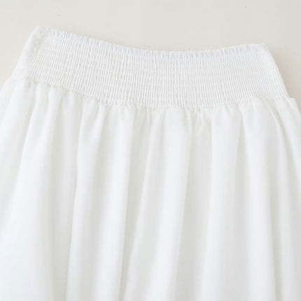 Womens Floral Embroidery Boho Maxi Skirt High Waist A Line Flowy Long Skirts