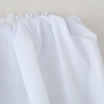Women Short Bubble Skirt High Waisted A-Line Pleated Puff Mini Skirt