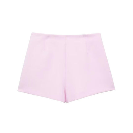 Wrap Skirt Going Out Shorts for Women Asymmetrical Slit Mini Skirt