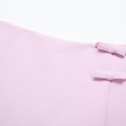 Wrap Skirt Going Out Shorts for Women Asymmetrical Slit Mini Skirt