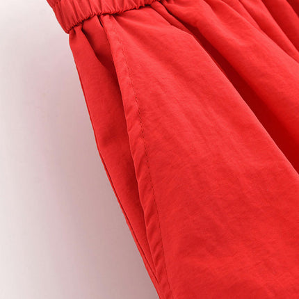 Long Skirts for Women Elastic High Waisted A Line Flowy Maxi Skirt with Pockets