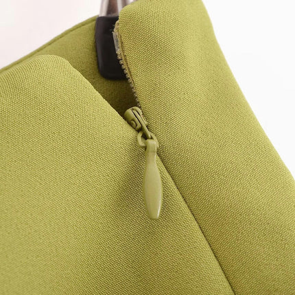 Women's Solid High Waist Short Skirt Bodycon Mini Skirts with Belt