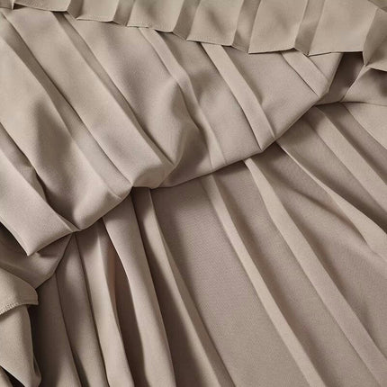 Women's High Waist Midi Skirts Elegant Pleated A-Line Flowy Skirt