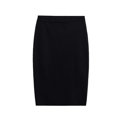 Women's High Waist Knit Pencil Skirts Stretchy Bodycon Midi Skirt