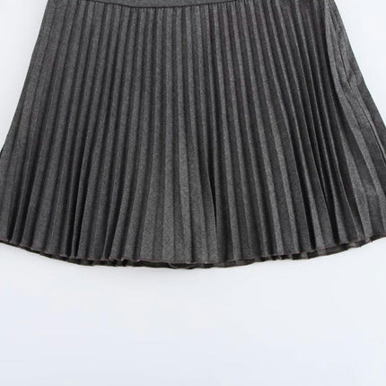 Mini Pleated Skirts for Women High Waist A-Line Short Tennis Skirt
