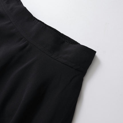 Women's Bubble Long Skirt High Waist A-Line Pleated Flowy Balloon Skirts