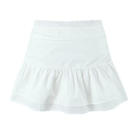 Womens Pleated Mini Skirt High Waisted Ruffle A Line Ruched Casual Skort Skater Skirts