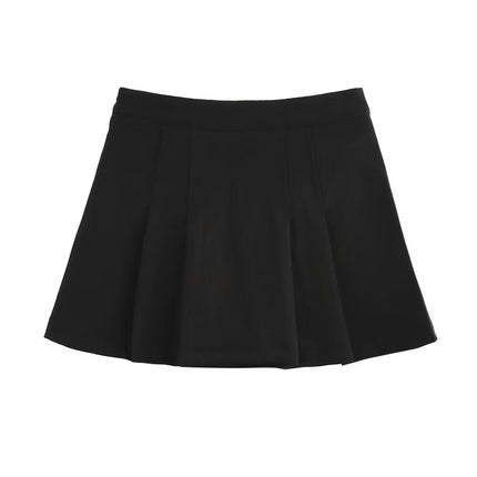 Womens High Waisted Pleated Tennis Skirt A-Line School Skater Skirts