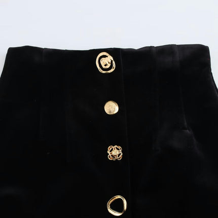 Women's Velvet Skirt High Waist Bodycon Slit Long Pencil Skirts