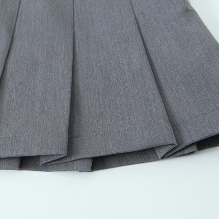 Womens High Waisted Pleated Tennis Skirt School A-Line Mini Skirts