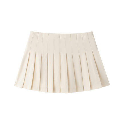 Women's Pleated Tennis Skirts High Waisted Mini A Line Skater Short Skirt