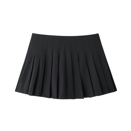 Women's Pleated Tennis Skirts High Waisted Mini A Line Skater Short Skirt