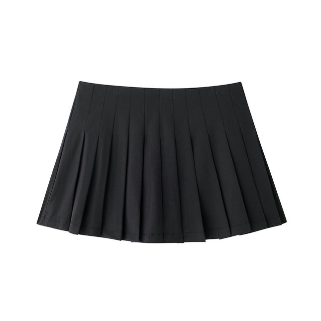 Women's Pleated Tennis Skirts High Waisted Mini A Line Skater Short Skirt