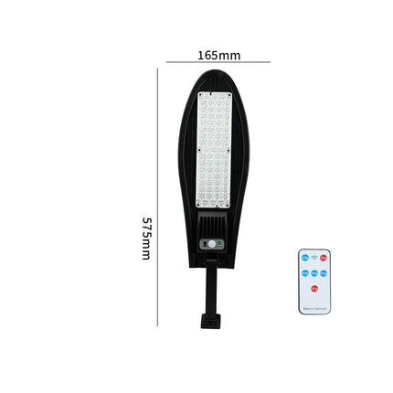 2 Pack Solar Led Street Lights Outdoor Waterproof Flood Light with Motion Sensor for Garden Yard