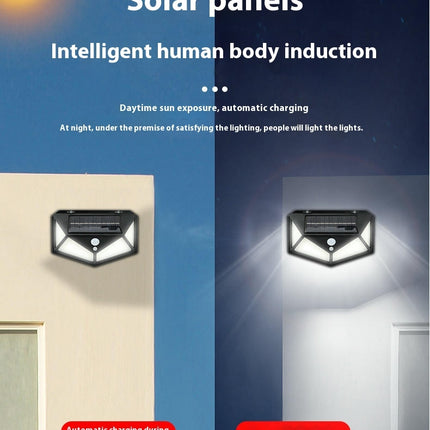 2 Pack Motion Sensor Outdoor Lights Outdoor Solar Powered Flood Lights for Yard Garden