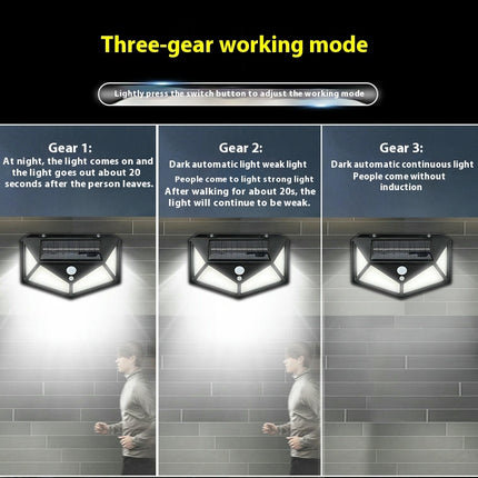 2 Pack Motion Sensor Outdoor Lights Outdoor Solar Powered Flood Lights for Yard Garden