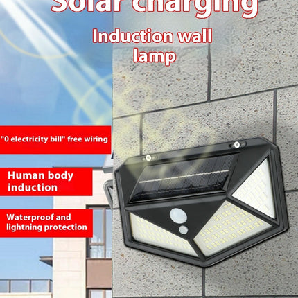 2 Pack Motion Sensor Outdoor Lights Outdoor Solar Powered Flood Lights for Yard Garden