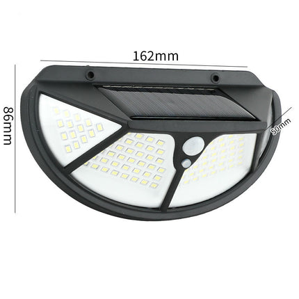 2 Pack Solar Lights Outdoor Waterproof Motion Sensor Wall Lights for Patio Garden Yard