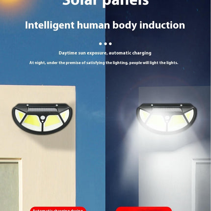 2 Pack Solar Lights Outdoor Waterproof Motion Sensor Wall Lights for Patio Garden Yard