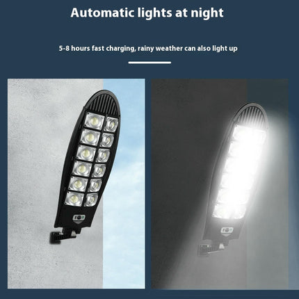 2 Pack Solar Street Lights Outdoor Waterproof Wall Motion Sensor Flood Lights for Yard Parking