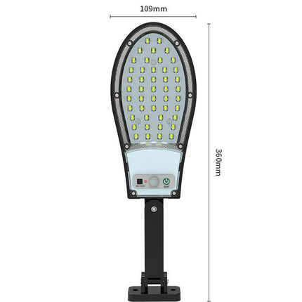2 Pack Outdoor Waterproof Solar Street Lights Solar Motion Sensor Flood Lights for Yard Garage