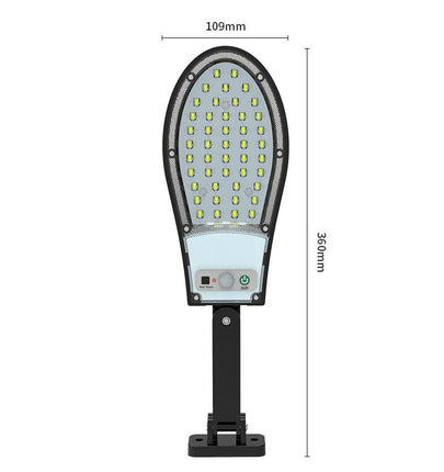 2 Pack Outdoor Waterproof Solar Street Lights Solar Motion Sensor Flood Lights for Yard Garage
