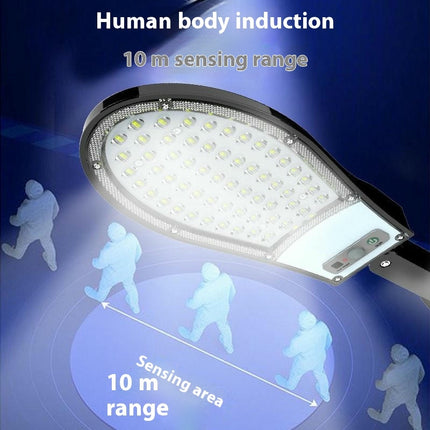 2 Pack Outdoor Waterproof Solar Street Lights Solar Motion Sensor Flood Lights for Yard Garage