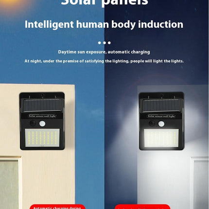 2 Pack Solar Lights Outdoor Waterproof Motion Sensor Wall Lights for Garden Patio Yard