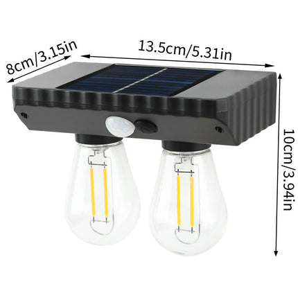 2 Pack Solar Lanterns Outdoor Waterproof Solar Outdoor Hanging Lights Decor for Yard Patio