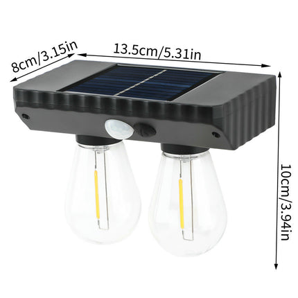 2 Pack Solar Lanterns Outdoor Waterproof Solar Outdoor Hanging Lights Decor for Yard Patio
