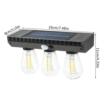 2 Pack Solar Lanterns Outdoor Waterproof Solar Outdoor Hanging Lights Decor for Yard Patio