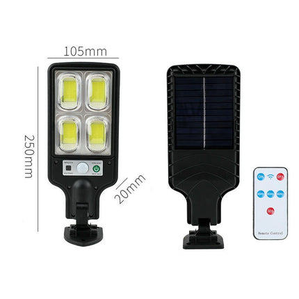 2 Pack Solar Motion Sensor Flood Street Lights Outdoor Solar Waterproof Light for Garden Yard