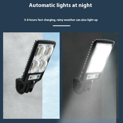 2 Pack Solar Motion Sensor Flood Street Lights Outdoor Solar Waterproof Light for Garden Yard