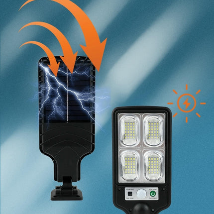 2 Pack Solar Motion Sensor Flood Street Lights Outdoor Solar Waterproof Light for Garden Yard