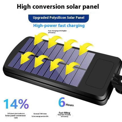 2-Pack Solar Outdoor Waterproof Street Lights Motion Sensor Solar Lights for Yard Gardens