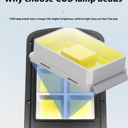 2-Pack Solar Outdoor Waterproof Street Lights Motion Sensor Solar Lights for Yard Gardens